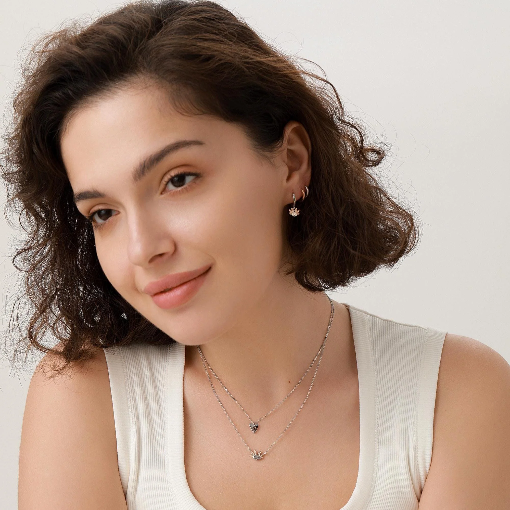 Axolotl Pendant Necklace in Sterling Silver, Cute Axolotl Necklace, Silver Axolotl Necklace, Fish Necklace - Image 2