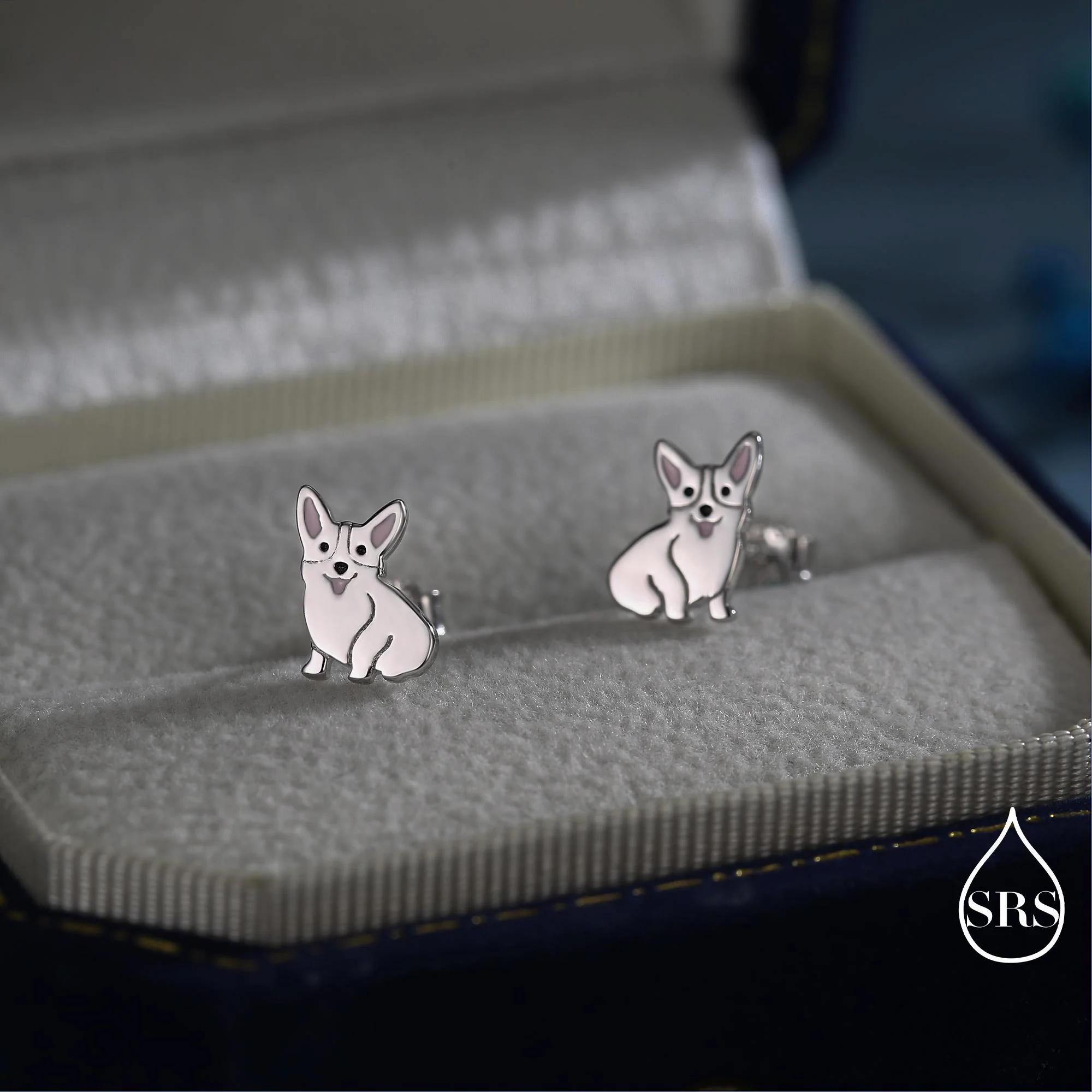Corgi Dog Stud Earrings in Sterling Silver, Puppy Earrings,  Nature Inspired Animal Earrings, Pet, Terrier - Image 5