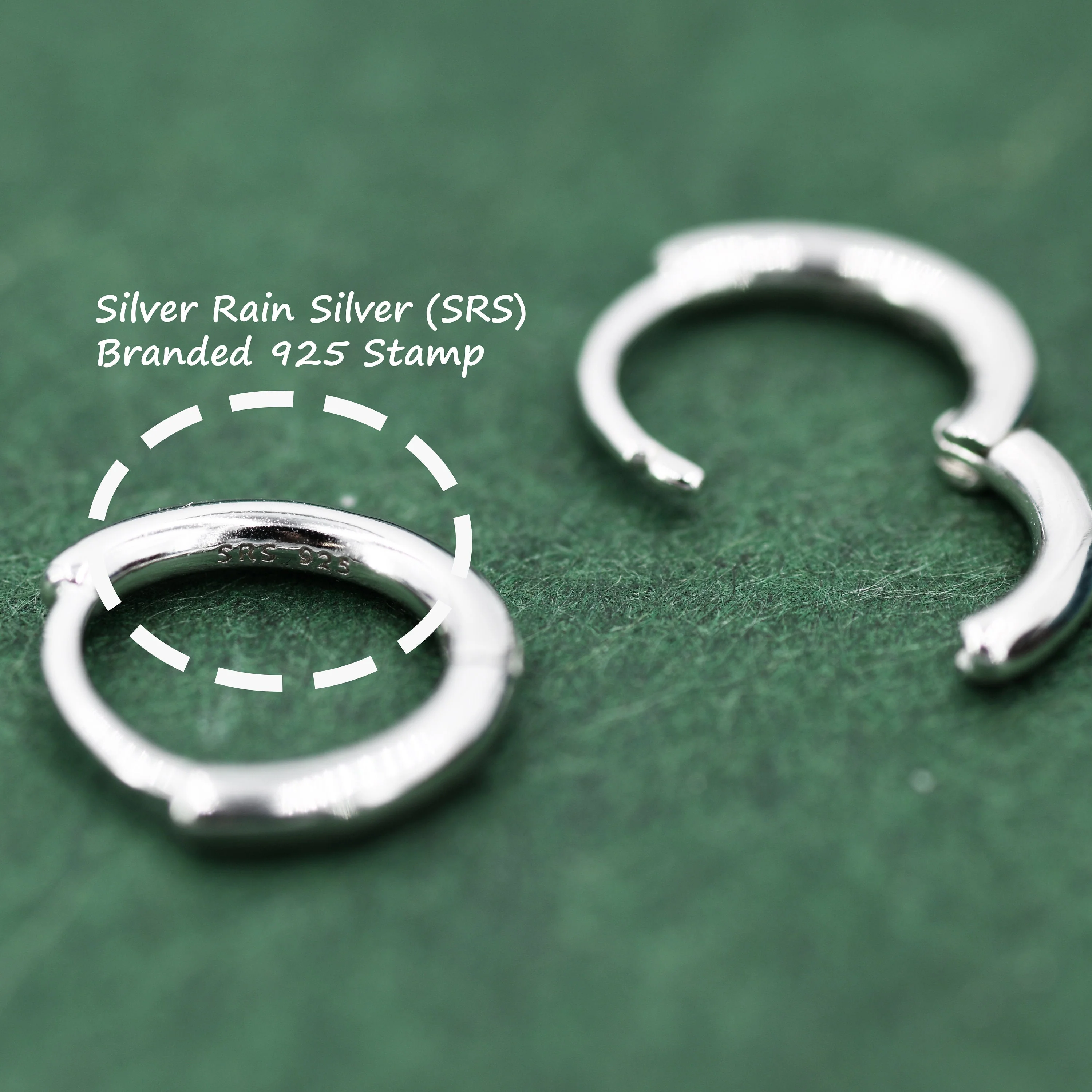 Dangling Plane Huggie Hoops in Sterling Silver, Silver or Gold or Rose Gold, Aeroplane Hoop Earrings, Detachable and Interchangeable - Image 7