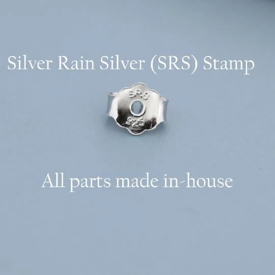 Extra Tiny Christmas Tree Stud Earrings in Sterling Silver, Two Finishes Available, Tiny Xmas Tree Earrings, Christmas Earrings - Image 8