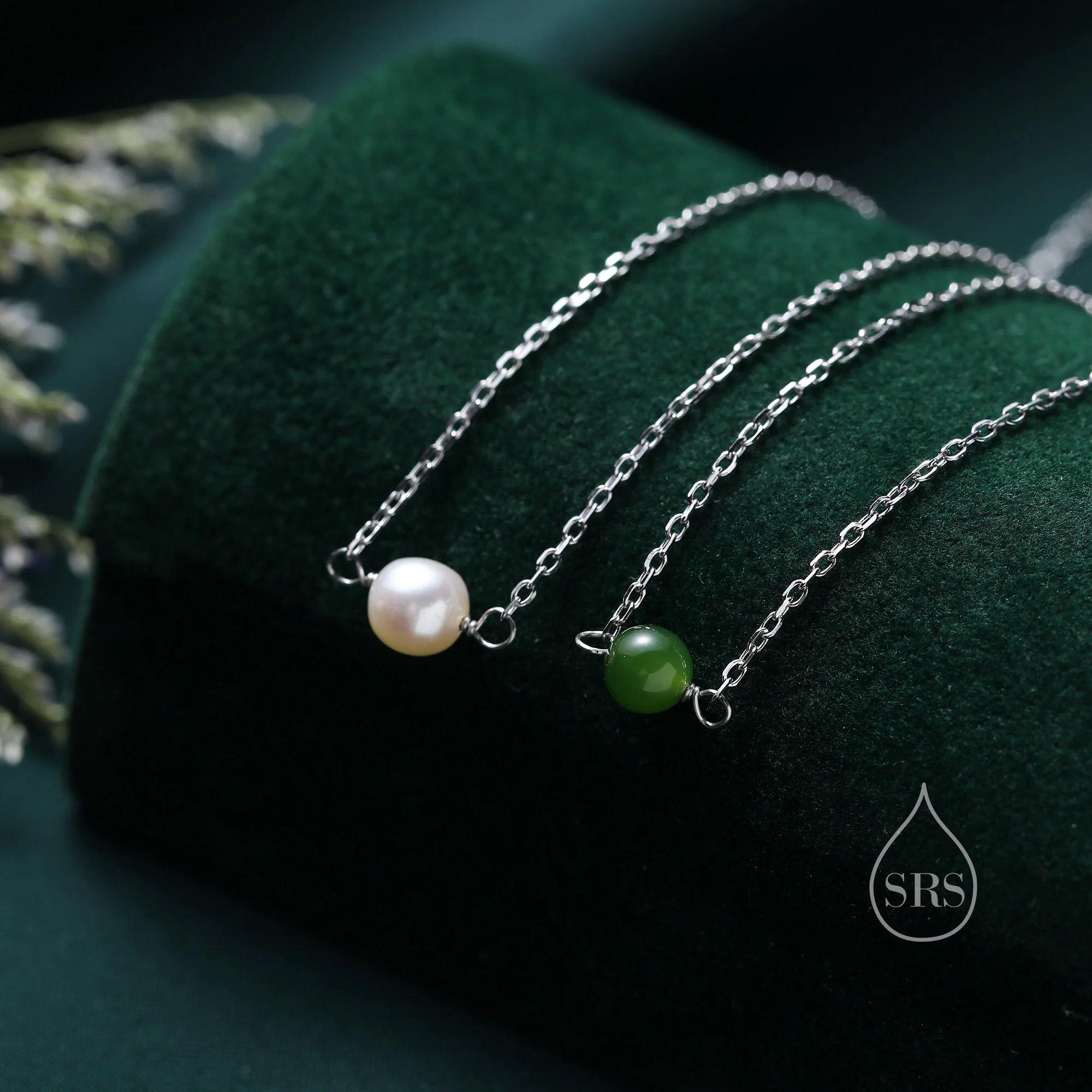 Freshwater Pearl Necklace in Sterling Silver, Natural Pearl Necklace, Single Pearl Necklace, Genuine Pearl Necklace - Image 7