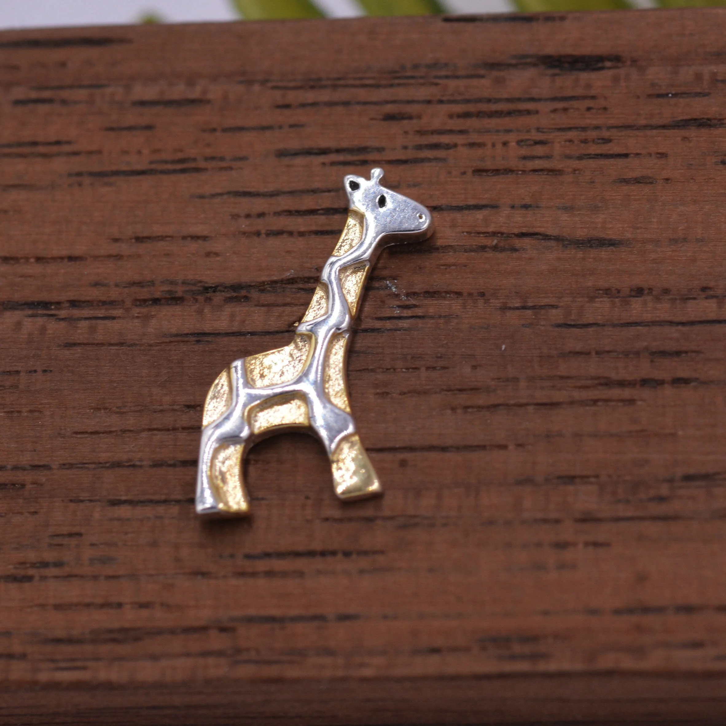 Giraffe Stud Earrings in Sterling Silver, Cute Fun Quirky, Jewellery Gift for Her, Animal Lover, Nature Inspired - Image 2