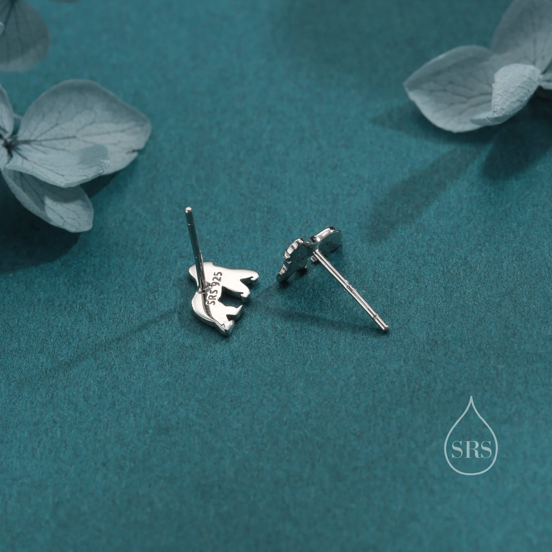 Gorilla Stud Earrings in Sterling Silver, Silver or Gold, Gorilla Earrings, Nature Inspired Animal Earrings - Image 6