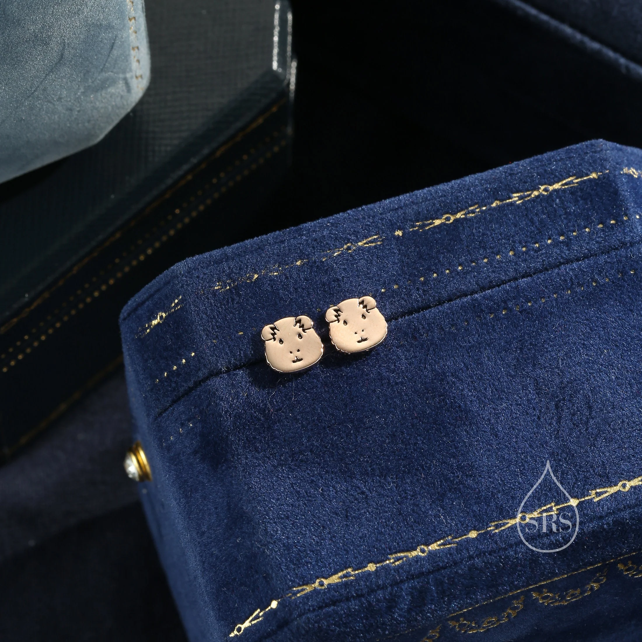 Guinea Pig Stud Earrings in Sterling Silver, Silver Gold or Rose Gold, Guinea Pig Stud Earrings, Pet Earrings, Guinea Pig Earrings - Image 6