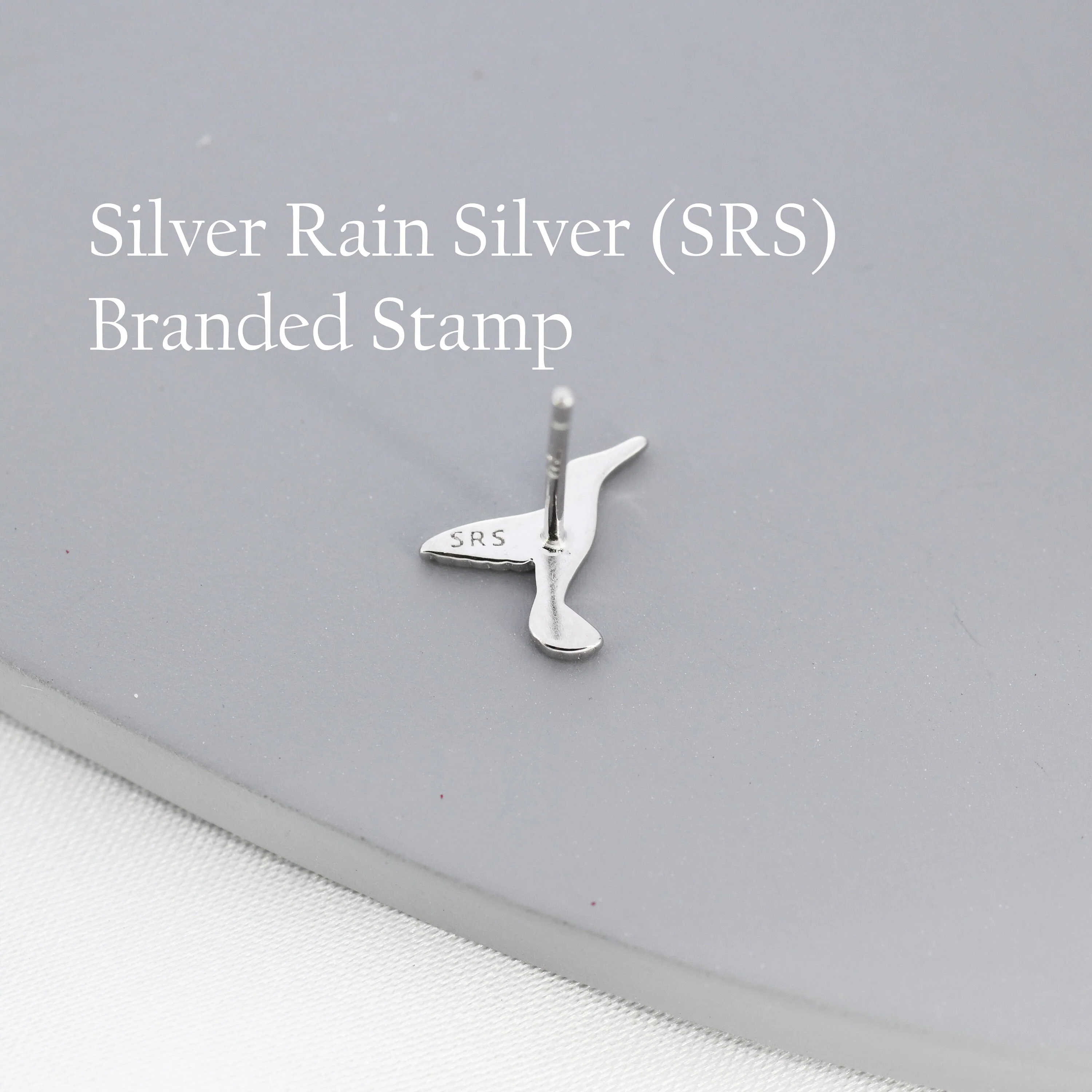 Hummingbird Stud Earrings in Sterling Silver, Silver or Gold, Flying Bird Earrings, Tiny Bird Earrings, Nature Inspired Animal Earrings - Image 8