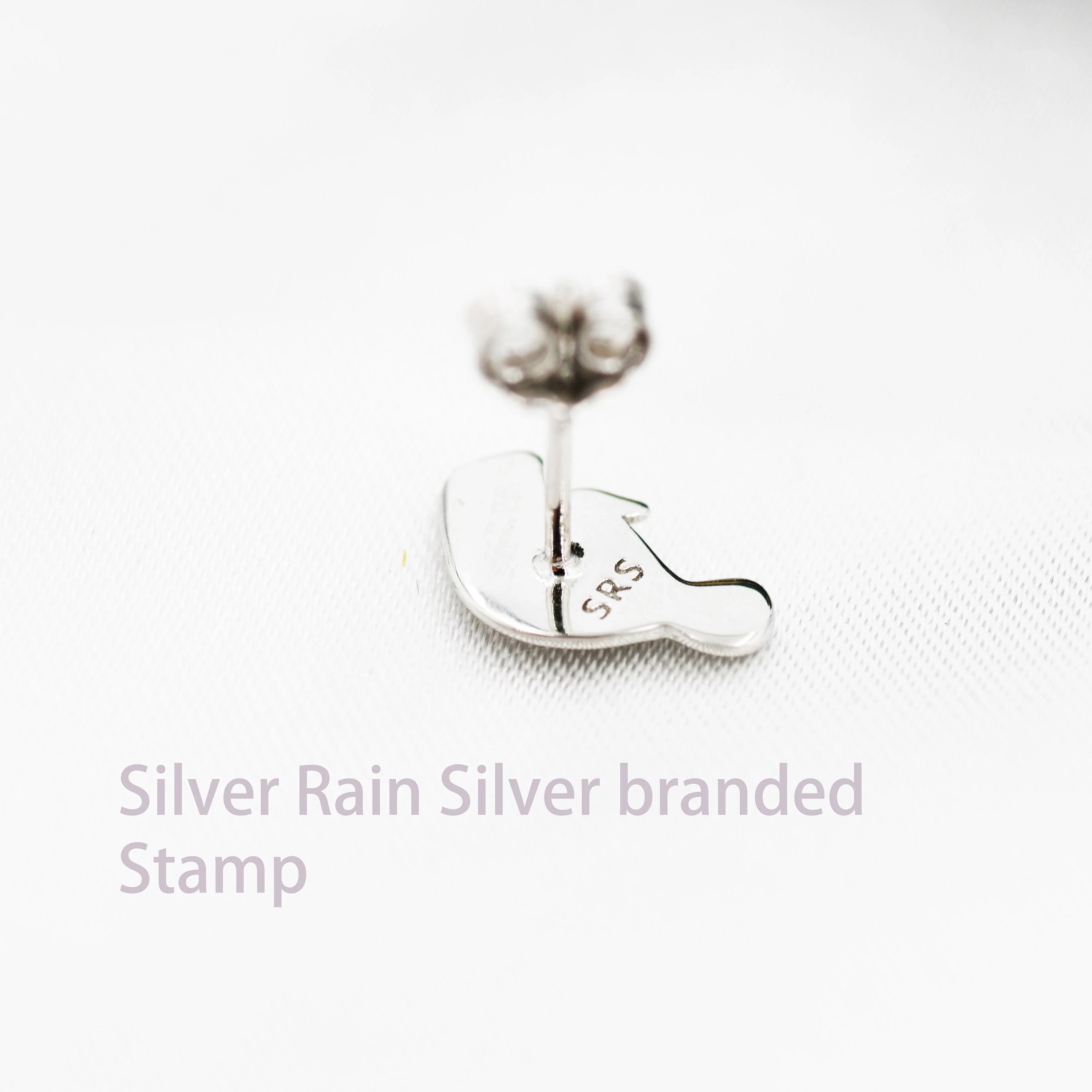 Manatee Stud Earrings in Sterling Silver, Nature Inspired Animal Earrings - Image 8