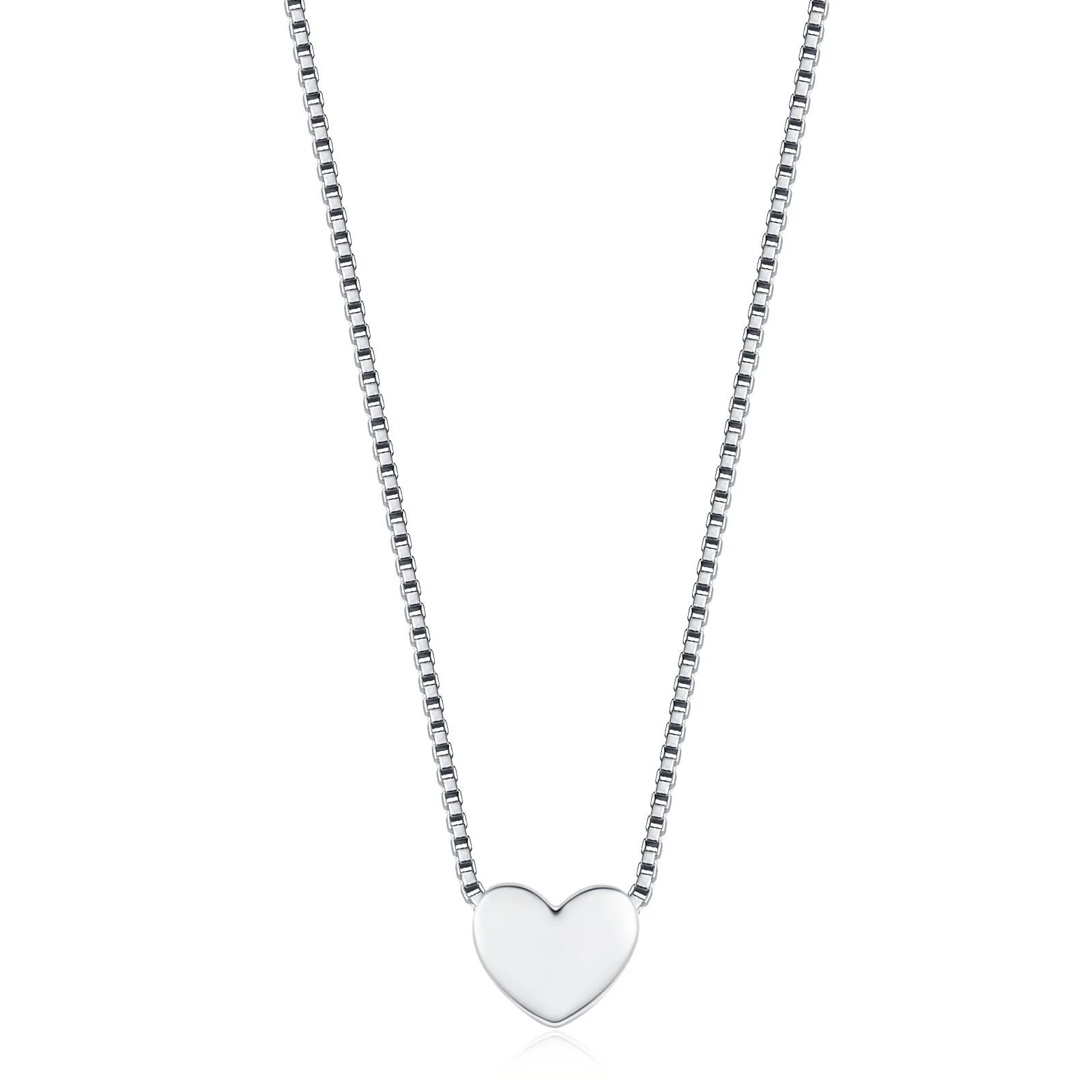 Minimalist Heart Pendant Necklace in Sterling Silver, Gold and Rose Gold. Tiny Heart Necklace, Sweet and Cute - Image 17