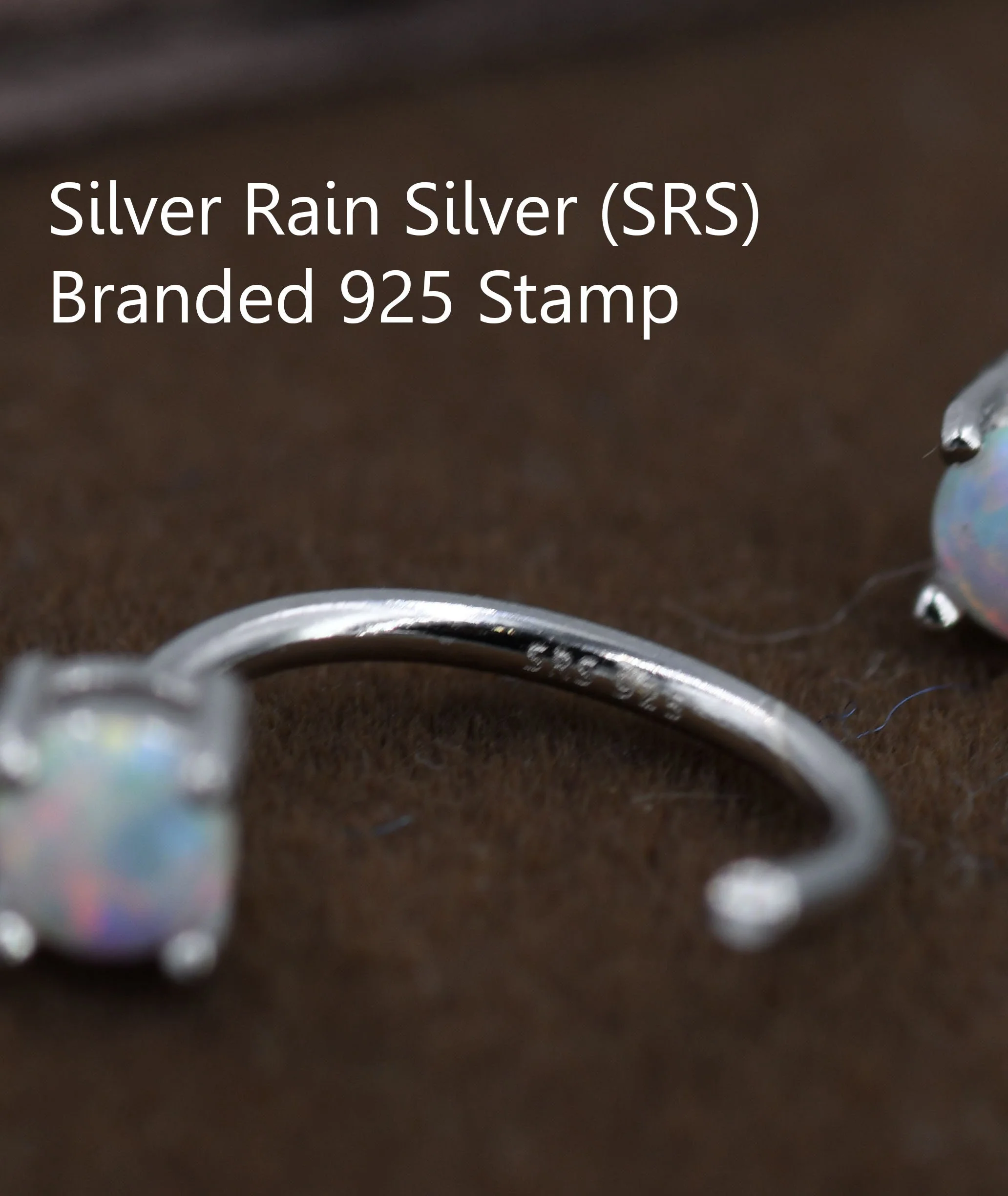 Sapphire Blue CZ Droplet Huggie Hoop Earrings in Sterling Silver, Tiny CZ Pear Cut Open Hoops, Pull Through Threaders, Half Hoops, C Shape - Image 9