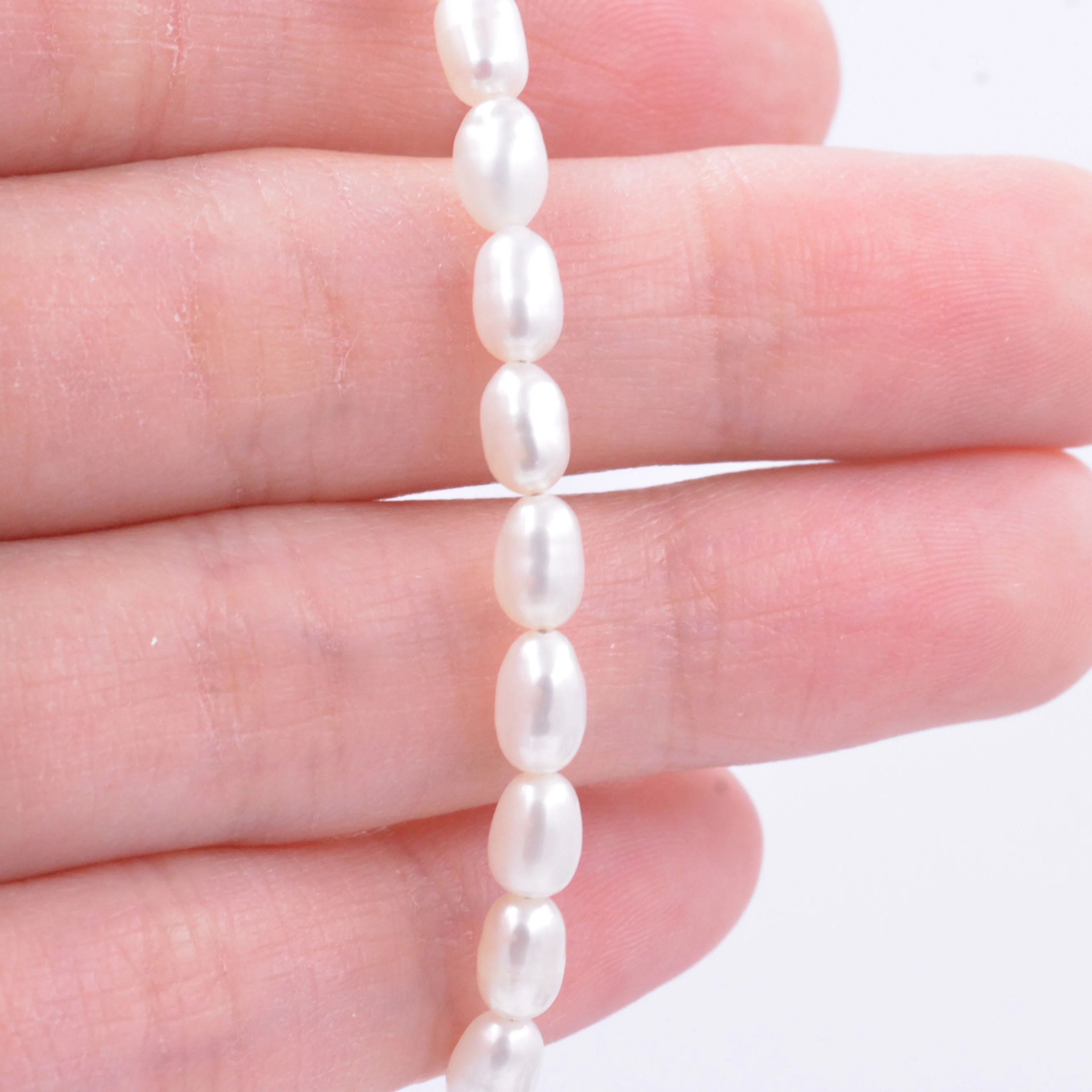 Sterling Silver Baroque Pearl Bracelet, 18ct Gold Coated, Genuine Fresh Water Pearls - Image 7