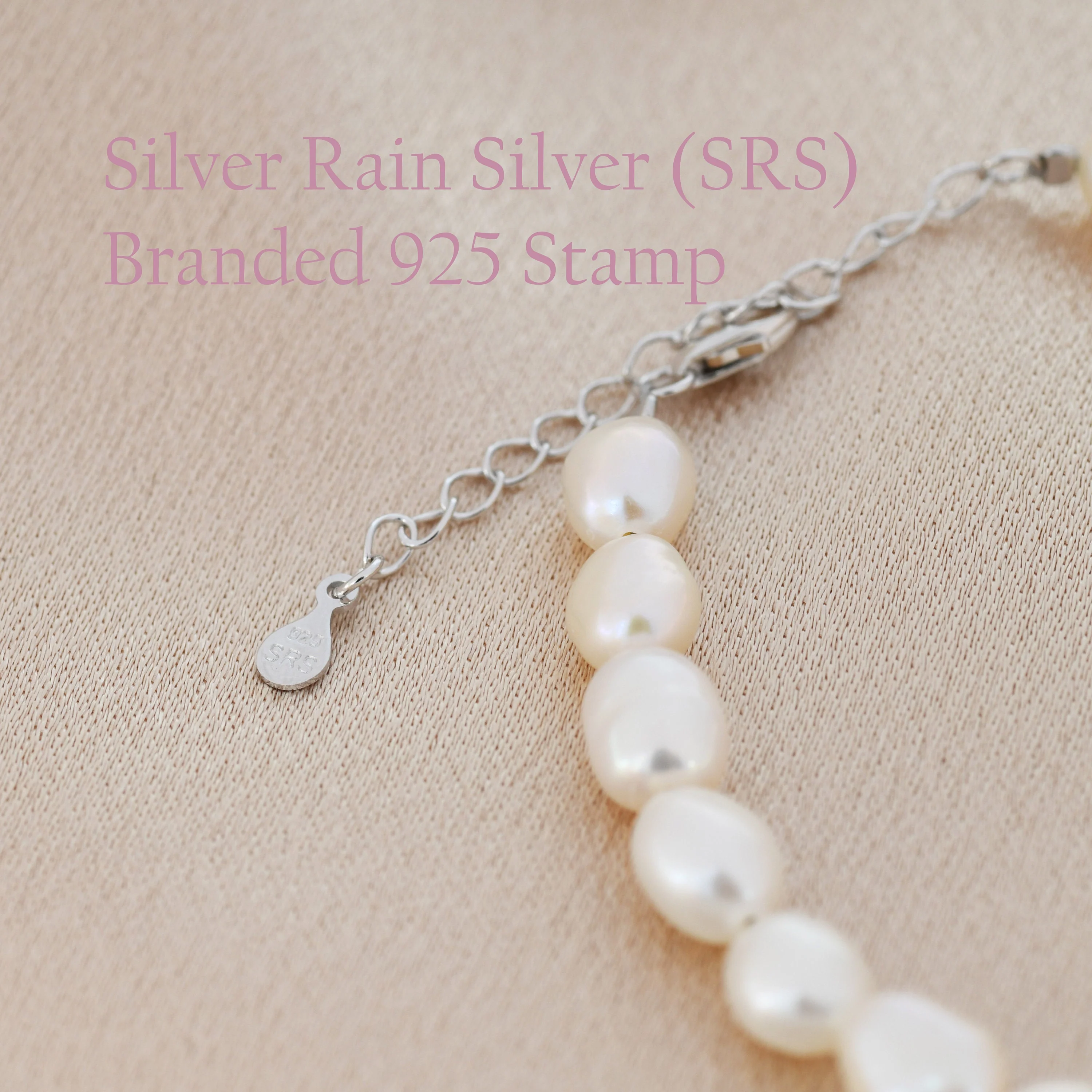 Sterling Silver Baroque Pearl Bracelet, Silver or Gold, Genuine Fresh Water Pearls, Natural Pearl Bracelet - Image 5