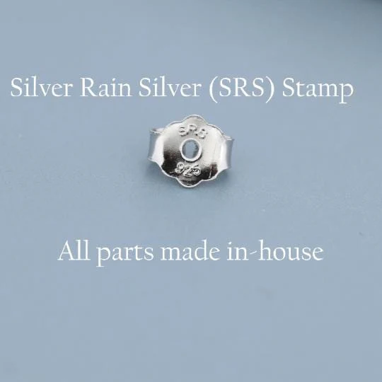 Sterling Silver CZ Crystal Rainbow Stud Earrings, Gold and Silver, Cute and Quirky Jewellery - Image 10