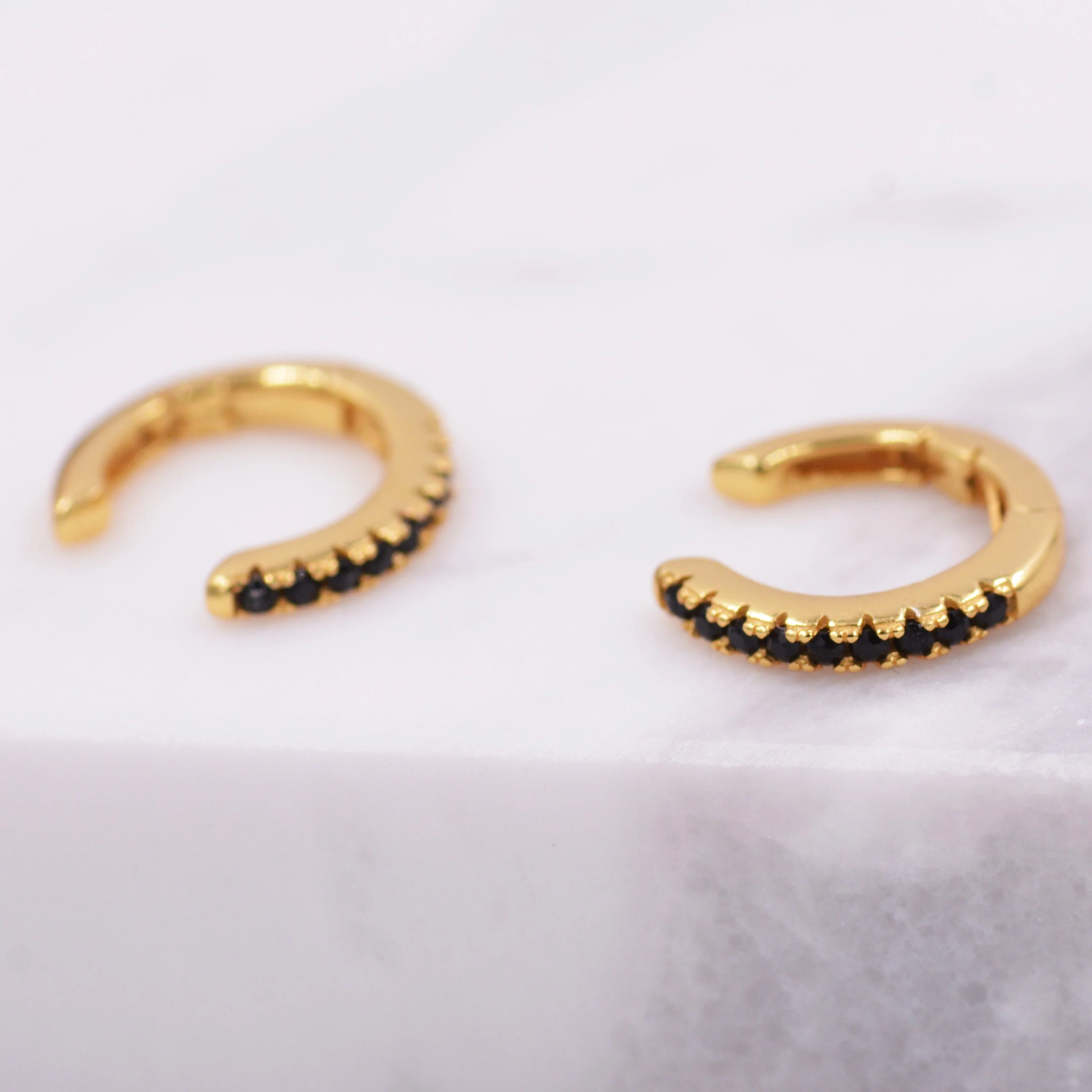 Sterling Silver Ear Cuff, Silver or Gold Finish, CZ Ear Cuff, Simple and Minimalist - Image 6