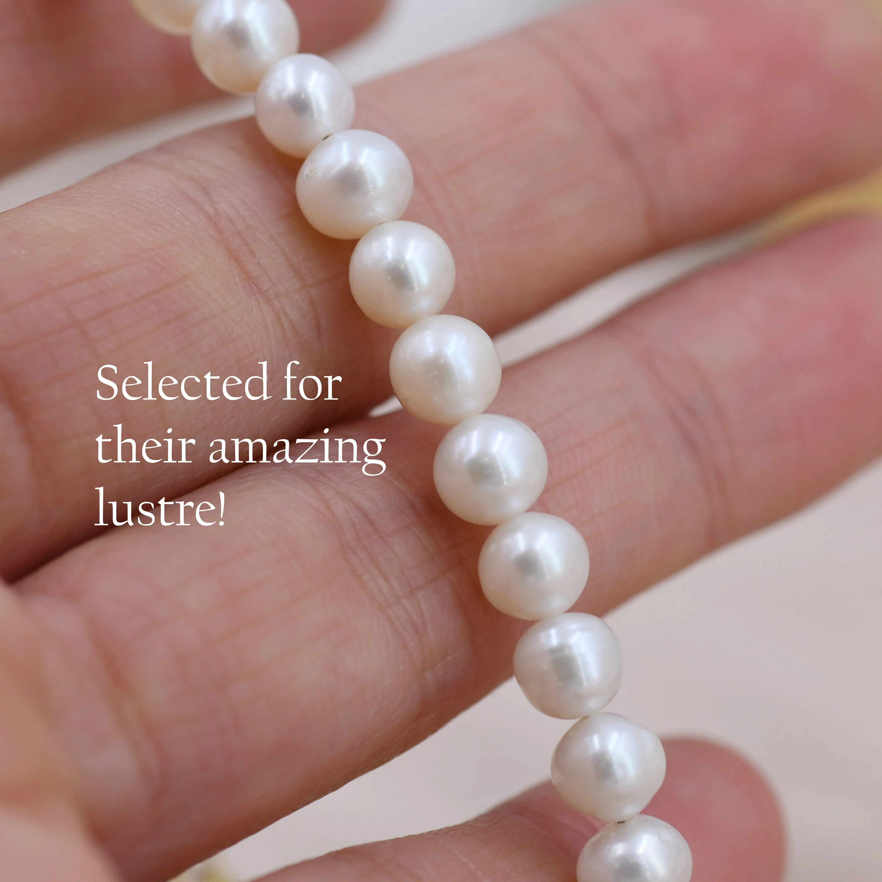 Sterling Silver Freshwater Baroque Pearl Bracelet, Silver or Gold, Genuine 6mm Fresh Water Pearls, Natural Pearl Bracelet, Ivory Pearls - Image 8