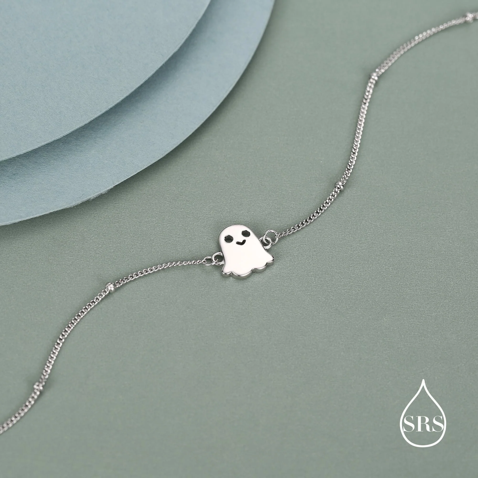 Sterling Silver Ghost Charm Bracelet - Image 3