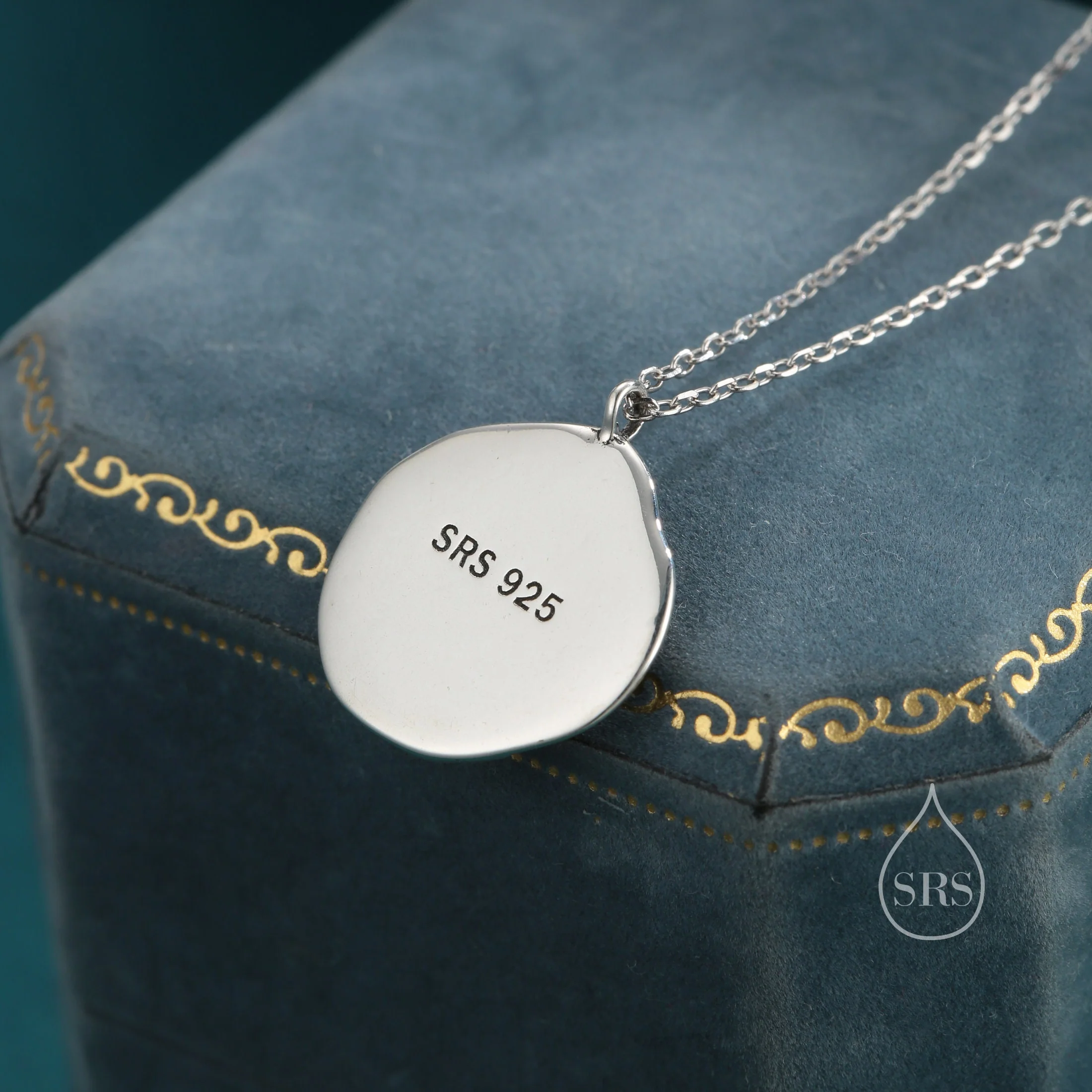 Sterling Silver Greek Coin Pendant Necklace - Attica Tetradrachm Inspired Necklace, Ancient Greek Coin Inspired, Single Sided Casted - Image 8