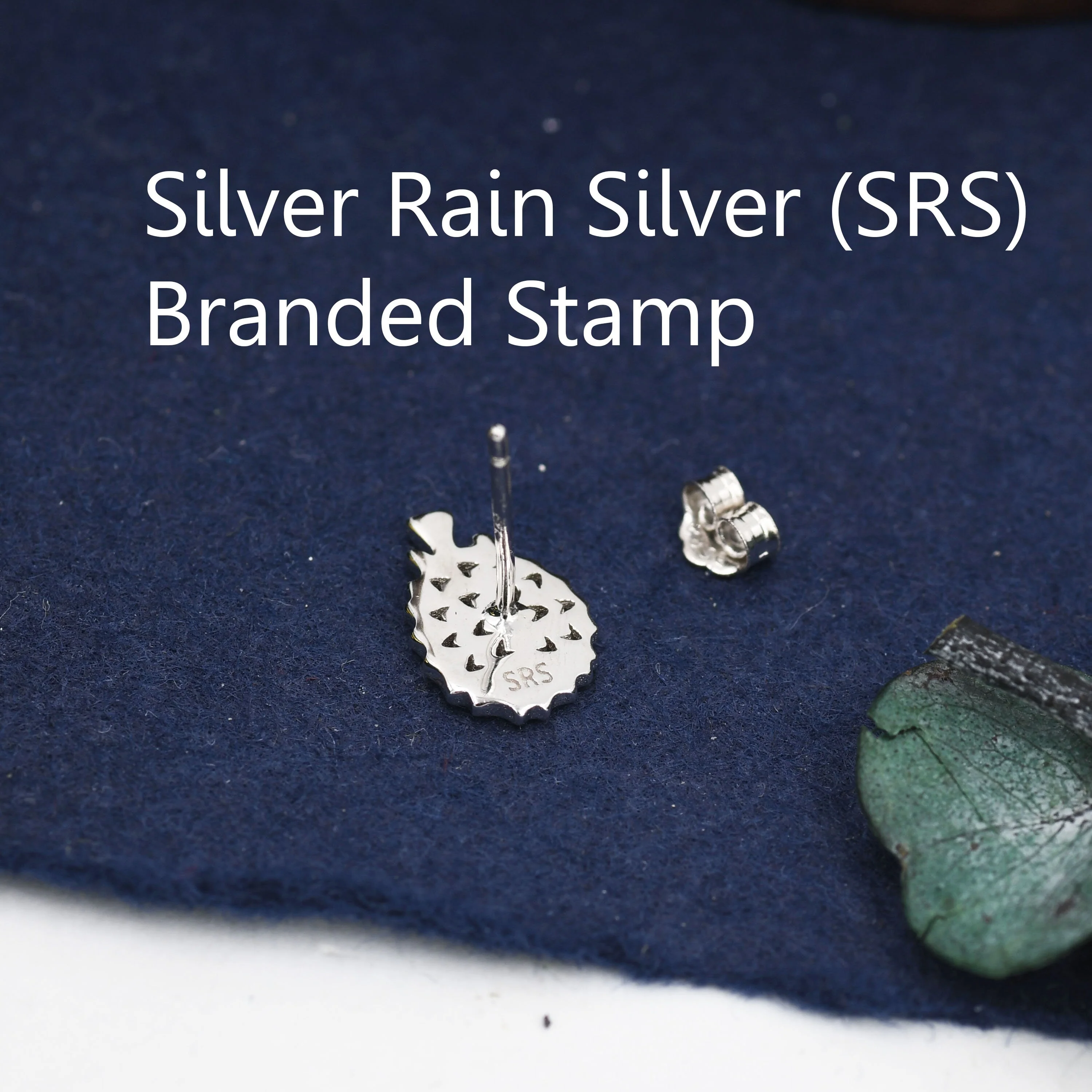 Sterling Silver Puffer Fish Stud Earrings in Sterling Silver, Silver Fish Earrings, Silver Puffer Fish Earrings, Silver or Gold, Blowfish - Image 7