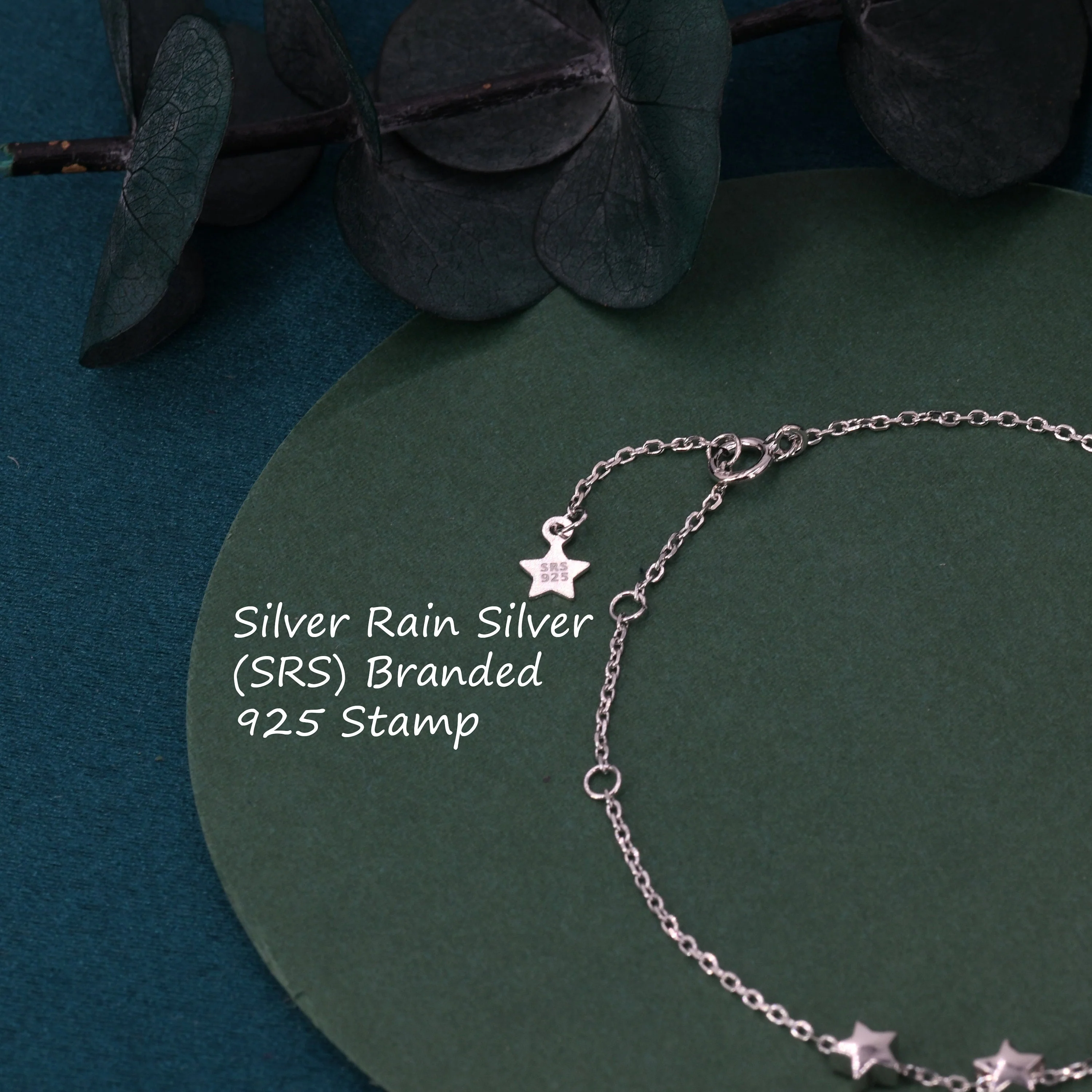 Sterling Silver Star Charm Bracelet, Choose Between Single Star up to 5 Stars, Silver or Gold or Rose Gold, Star Charm Bracelet, Celestial - Image 7