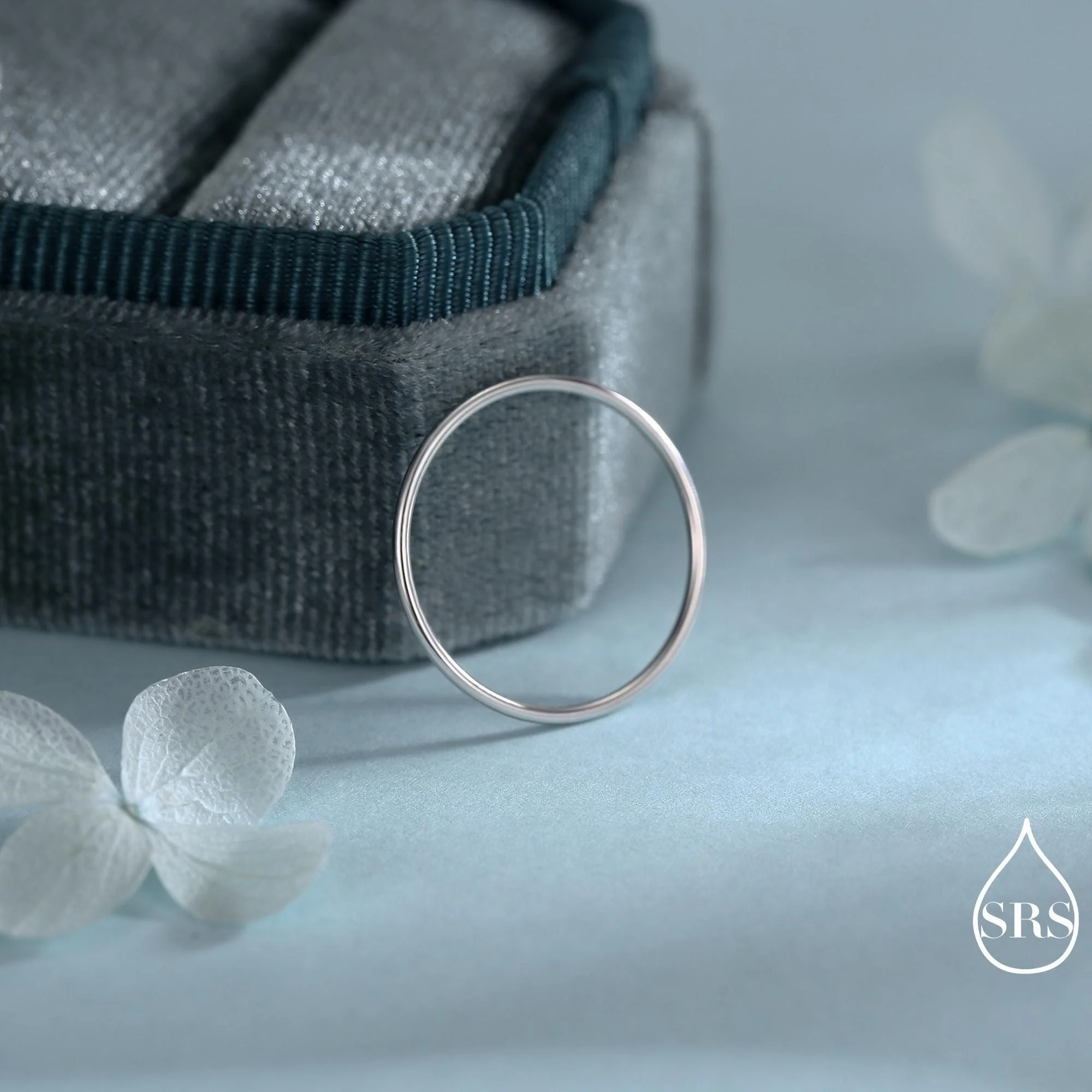 Super Skinny Midi Ring in Sterling Silver, Minimalist Jewellery, Midi Ring, Stacking Ring, Ring Stacker, Stackable Ring US Size 2 - 8 - Image 5