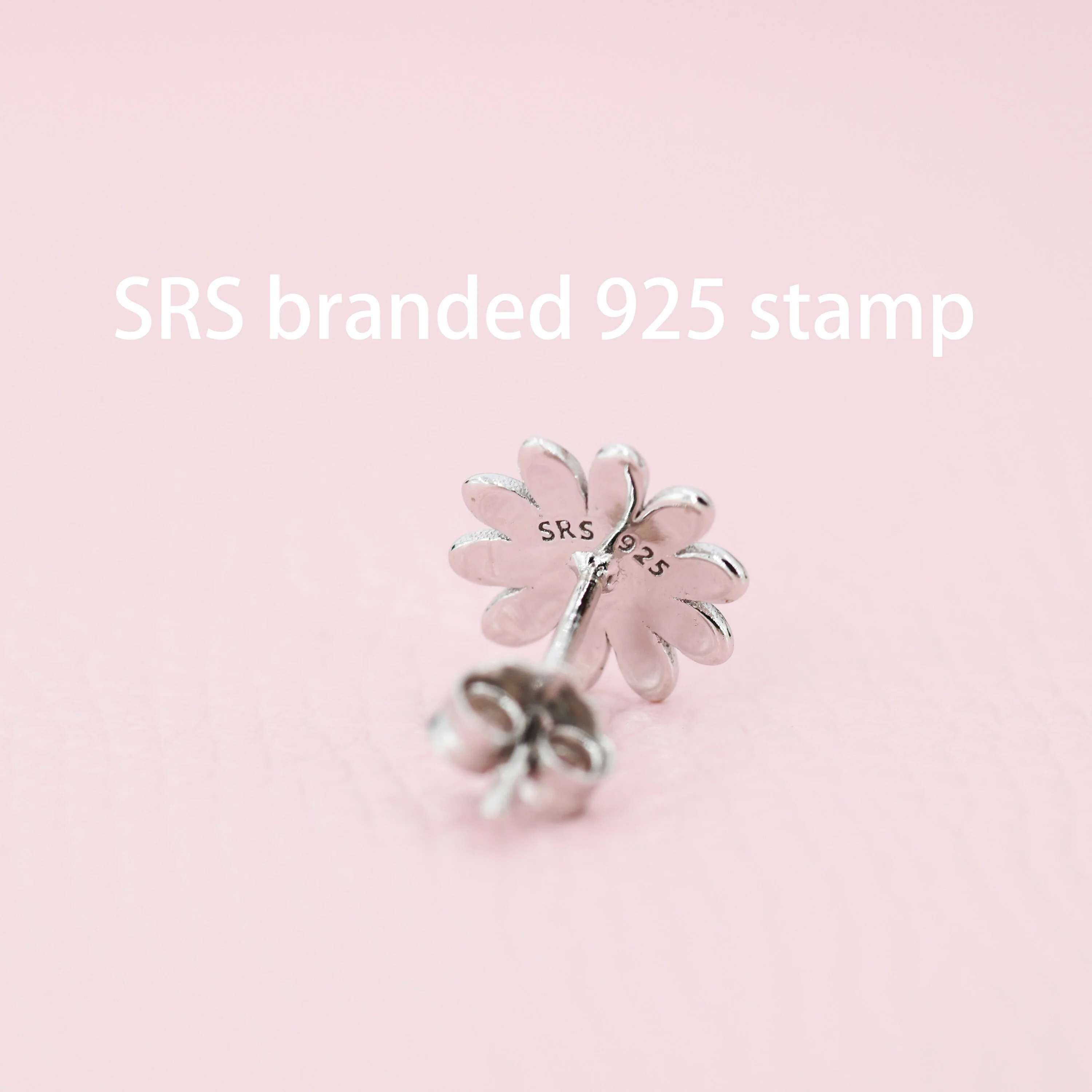 Sweet Daisy Stud Earrings in Sterling Silver, Silver and 18ct Gold, Flower Stud Earrings, Nature Inspired Floral and Plant Earrings - Image 9