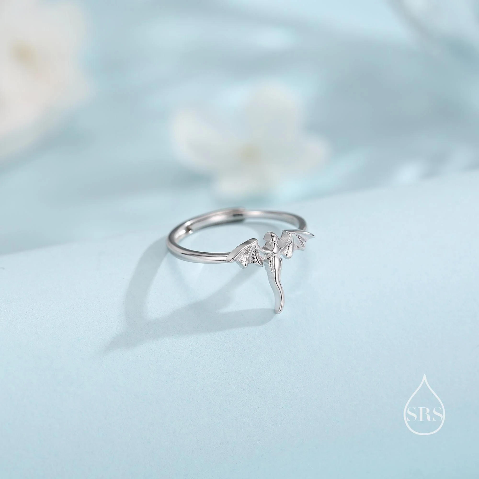 Sterling Silver Dragon Dainty Ring - Image 3