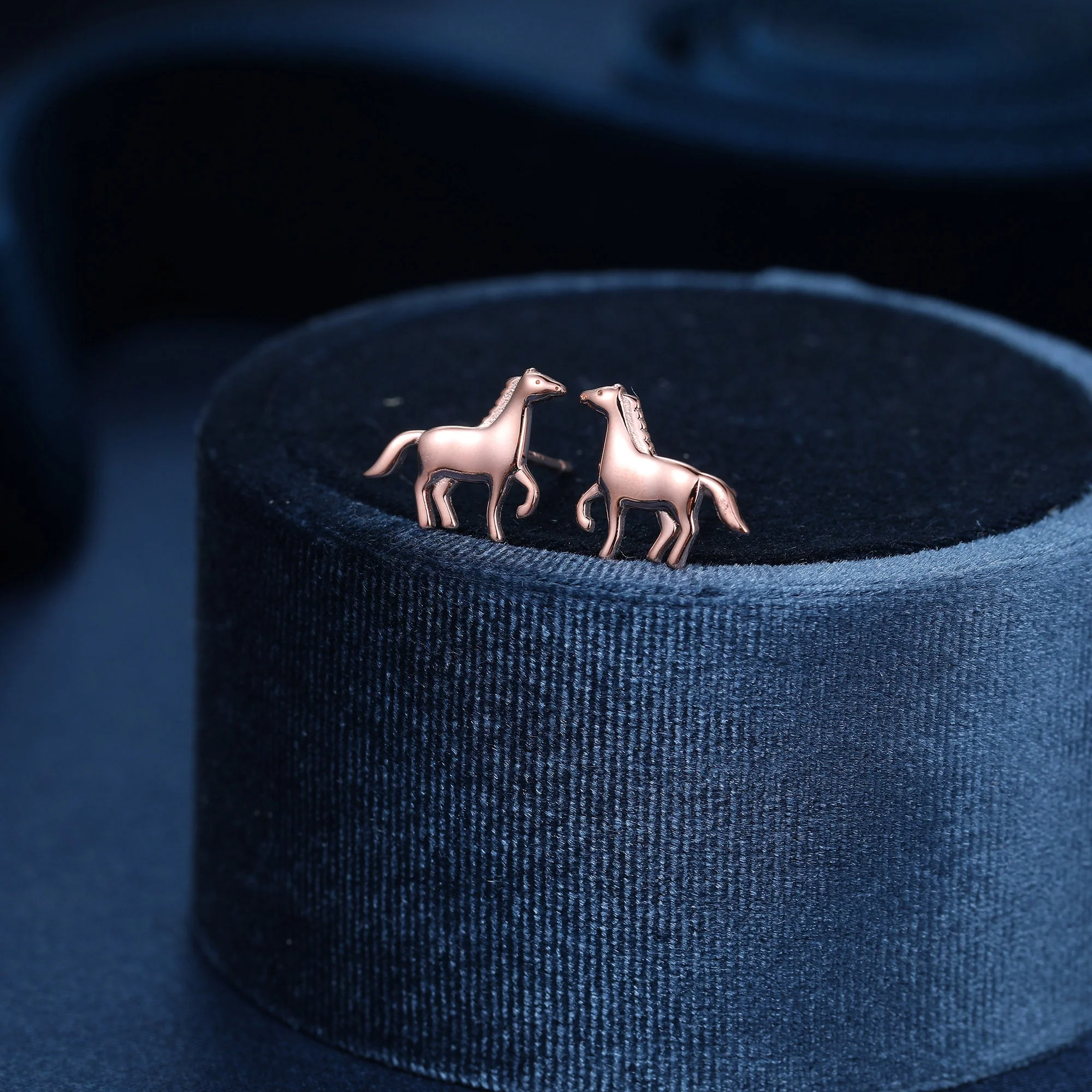 Tiny Galloping Horse Earrings in Sterling Silver, Silver, Horse Lover Earrings, Horse Gift, Horse Jewellery - Image 5