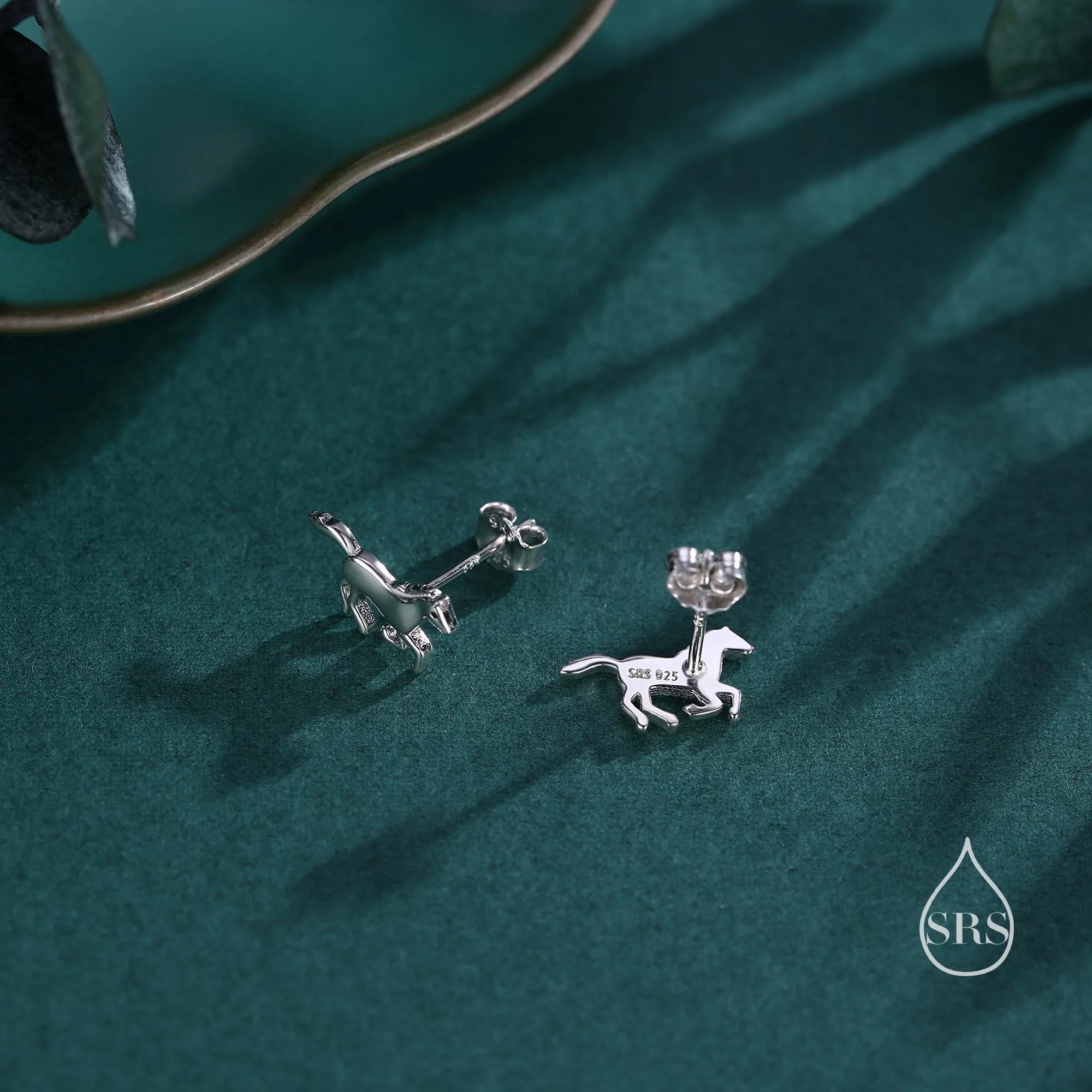 Tiny Little Running Horse Earrings in Sterling Silver, Silver or Gold or Rose Gold, Horse Lover Earrings, Horse Gift, Horse Jewellery - Image 4