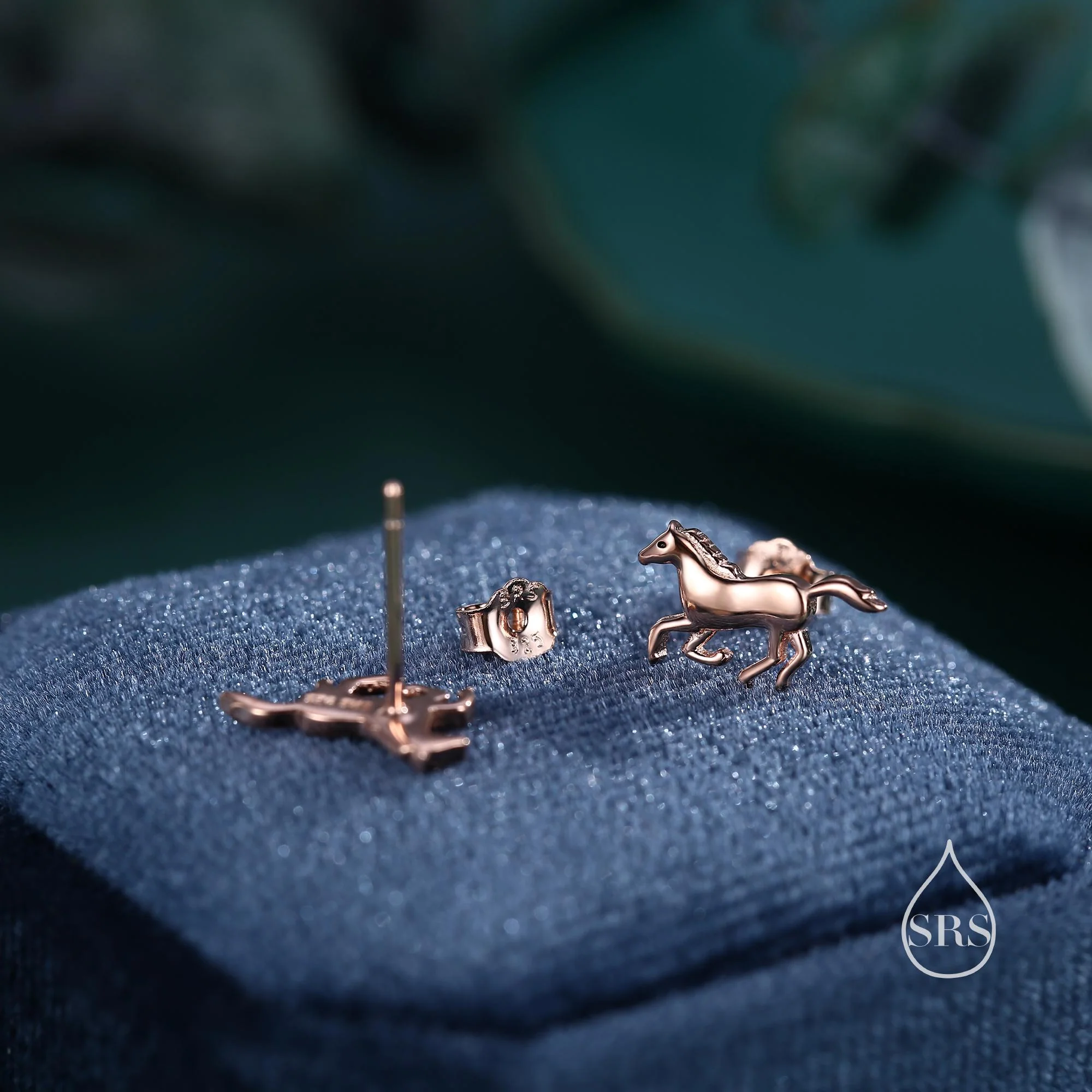 Tiny Little Running Horse Earrings in Sterling Silver, Silver or Gold or Rose Gold, Horse Lover Earrings, Horse Gift, Horse Jewellery - Image 7