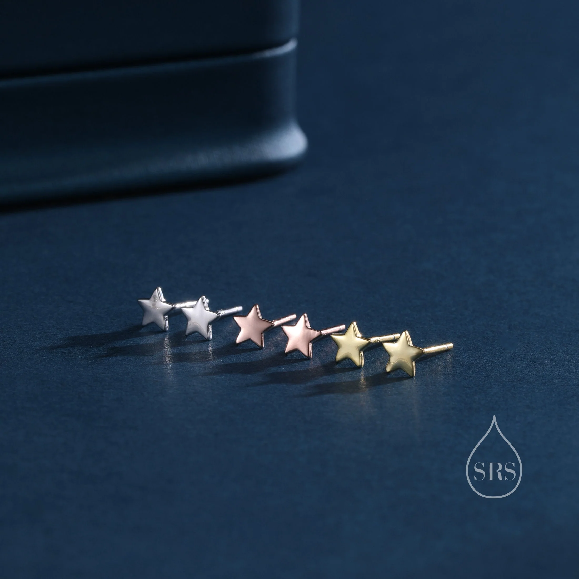 Tiny Star Stud Earrings in Sterling Silver, Dainty, Celestial Stud, Delicate and Pretty - Image 8